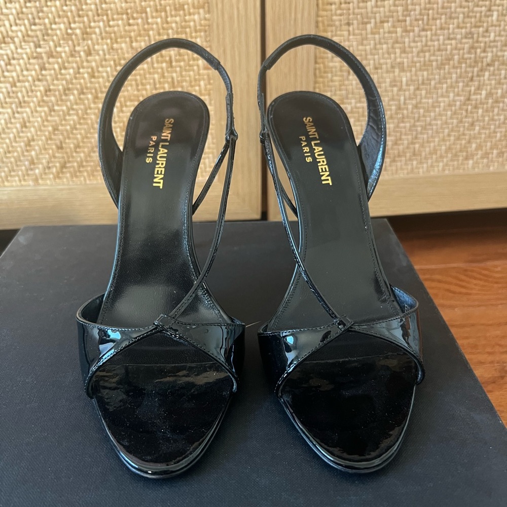Saint Laurent Strappy Sandal Heels (38.5)